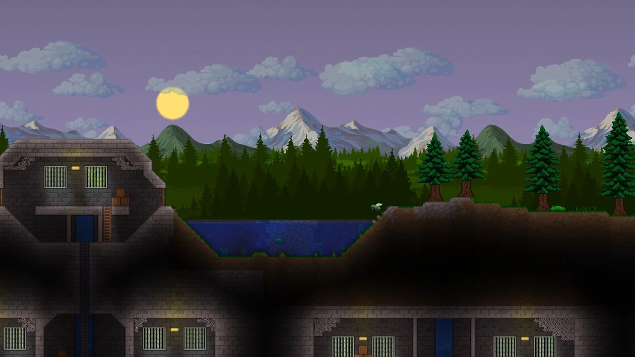 Biomes in my 2D Sandbox Adventure Game
