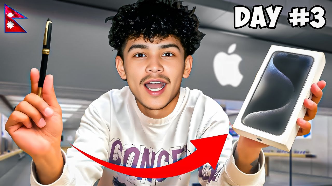 Trading A Pen Into An Iphone In Nepal 🇳🇵 