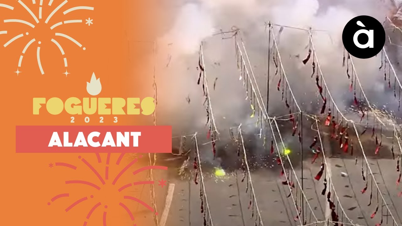 💥 Fogueres de Sant Joan 2023 - Mascletà 21 de juny del 2023 - Pirotècnia Zarzoso
