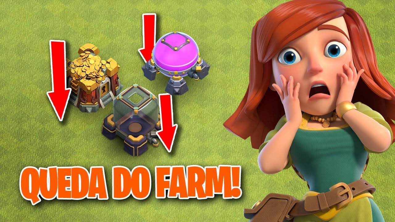 A QUEDA DO FARM! ENTENDA OS MOTIVOS QUE O SEU FARM PODE TER CAIDO CLASH OF CLANS