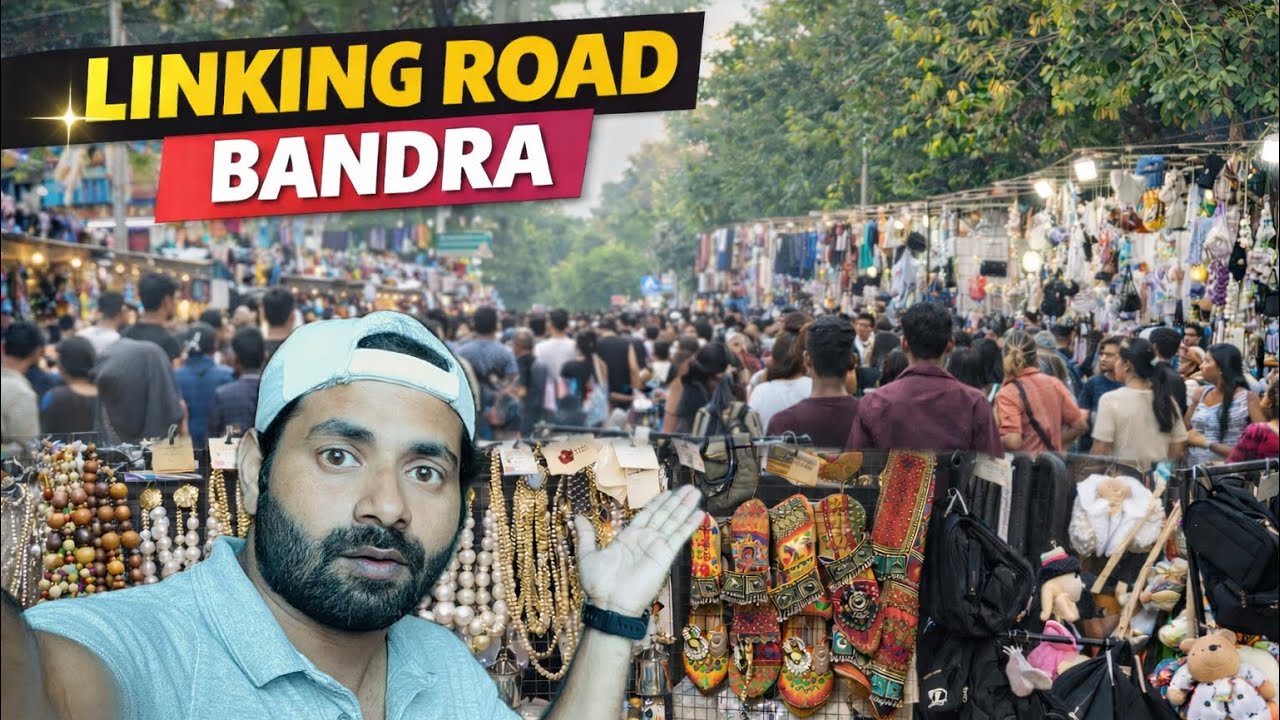 Bandra linking road shopping time | bandra linking road latest video | Mrhrk97