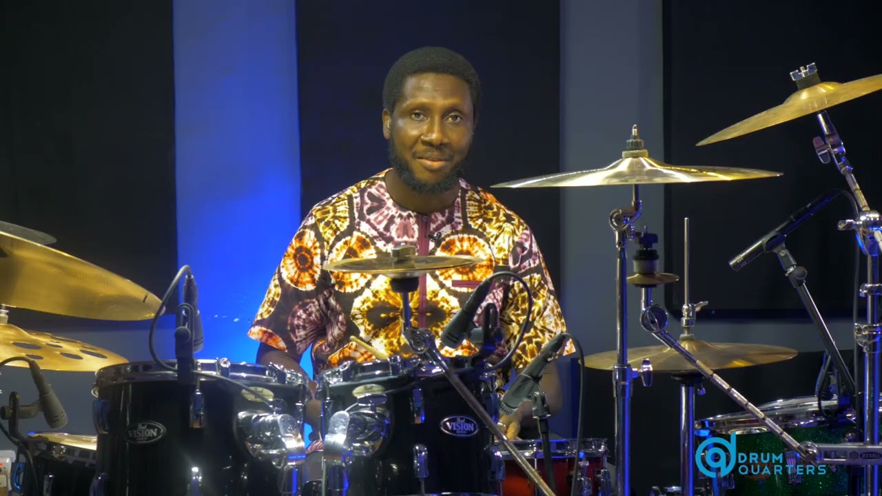 African Drum Lesson with Yinka Adamolekun: 12/8 Rhythms