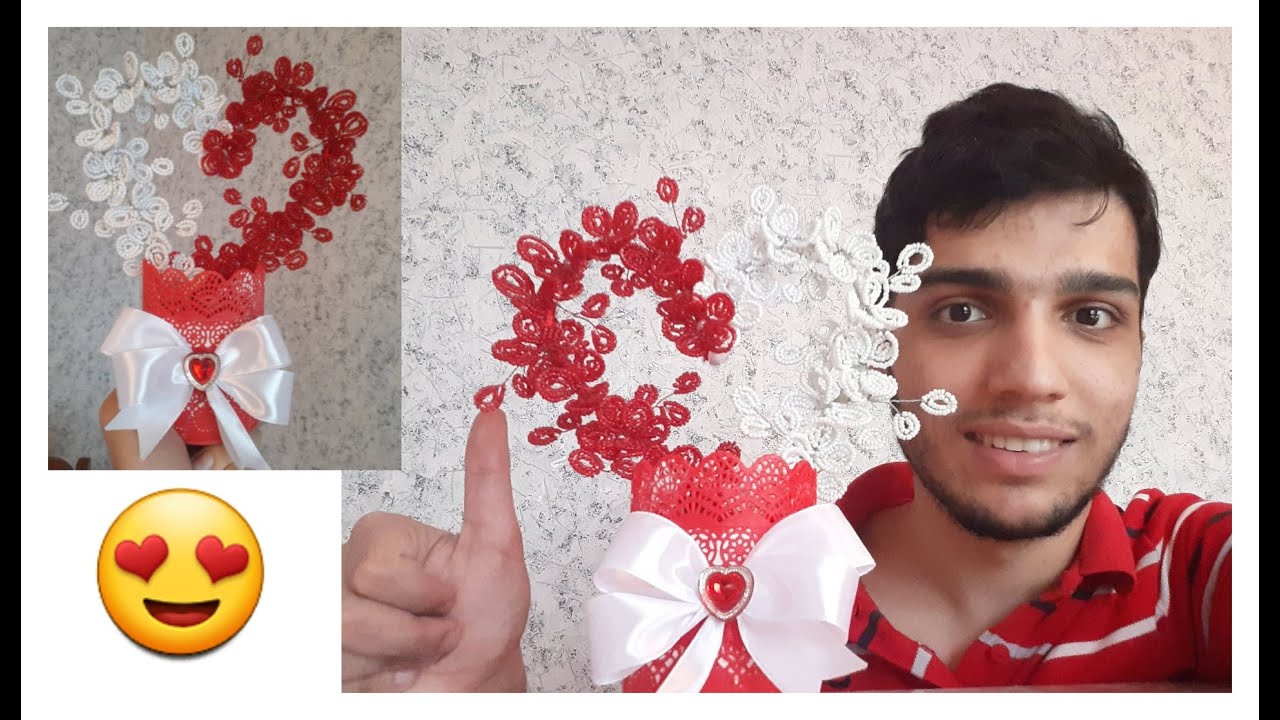 Muncuqdan (biserlərdən) QEYRİ-ADİ ƏL İŞİ HƏDİYYƏ düzəltmək / Bead Handmade/ бусина ручной работы