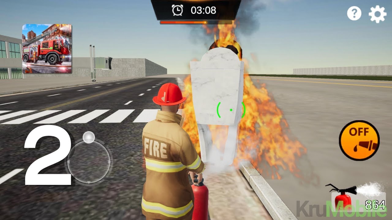I'm Fireman: Rescue Simulator Gameplay Walkthrough Part 2 - Level 7 ~ 8 (Android, IOS)