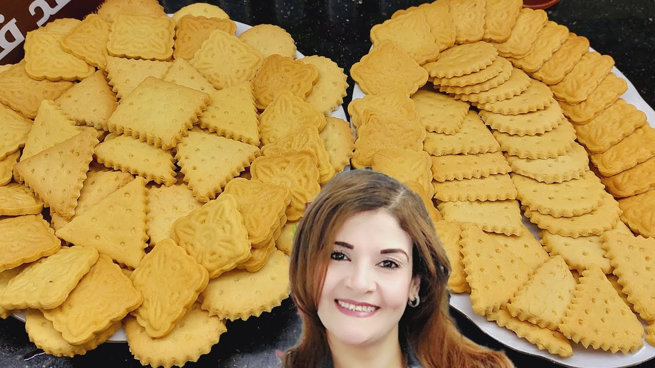 ❤اطعم وانعم بسكوت بالفانيليا وبالبرتقال💚 اقتصادى بدون حليب او بيض او زبدة💯 عملت 150 قطعة فى ساعة👌