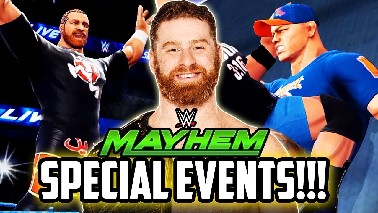 WWE MAYHEM NEW SPECIAL EVENTS & RARE ITEM! BIG LOOT OPENING!!!