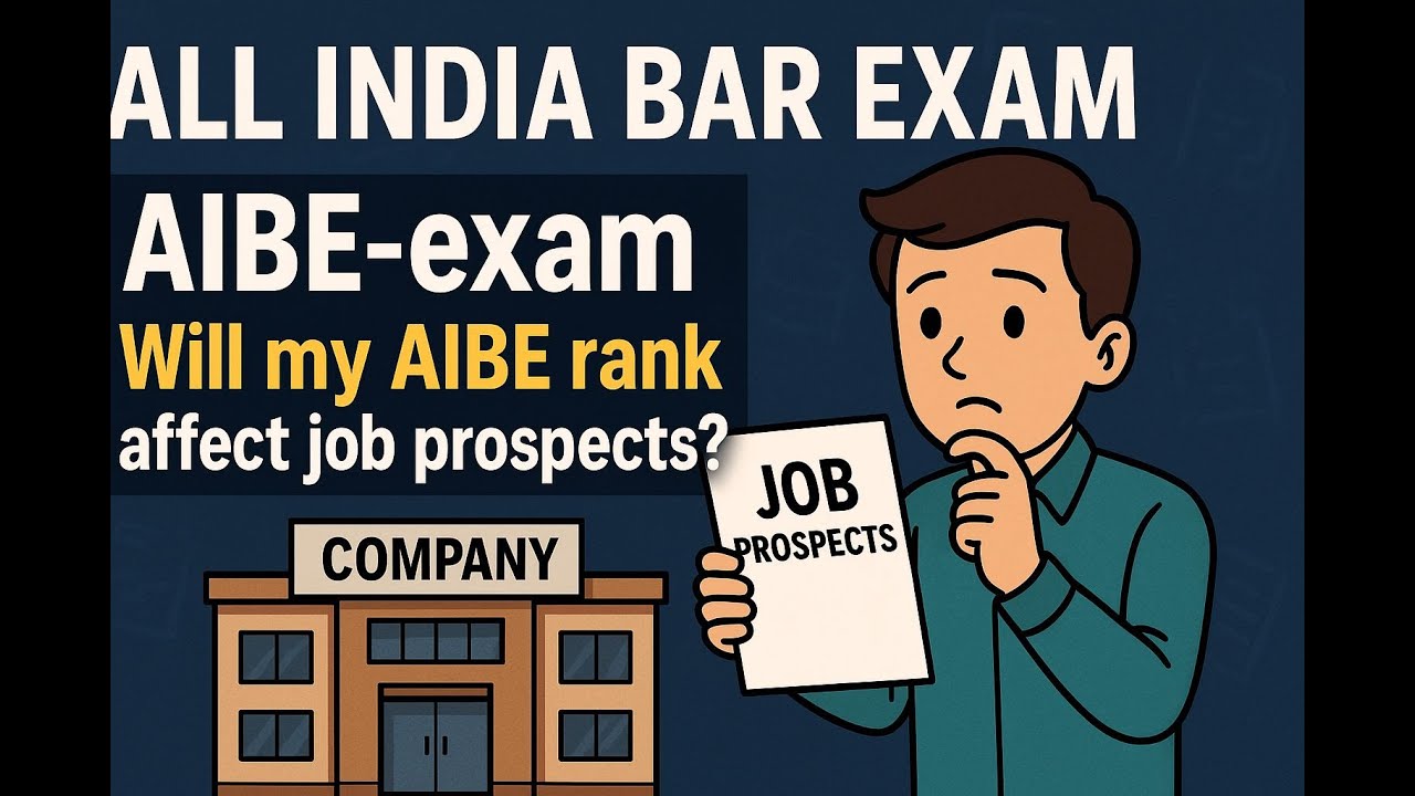 AIBE: Will my AIBE rank affect my job prospects? #aibe19 #aibe20examdate