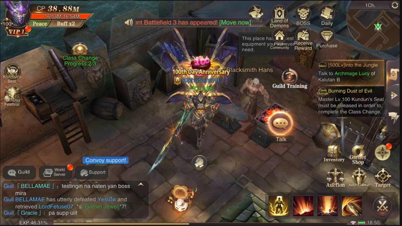 MU Archangel - STR DK Level 500 Properties Build, To The Fullest!