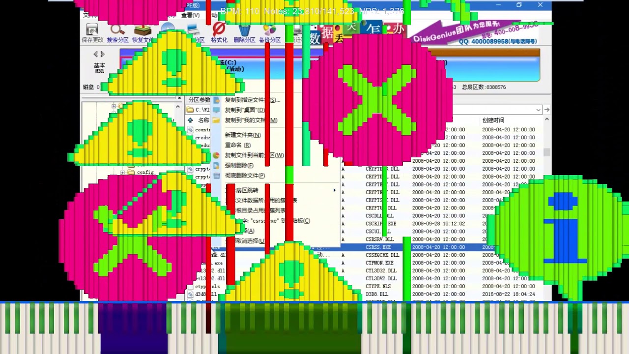 【Black MIDI】Music Using Only Sounds From Windows XP & 98-SomethongUnreal