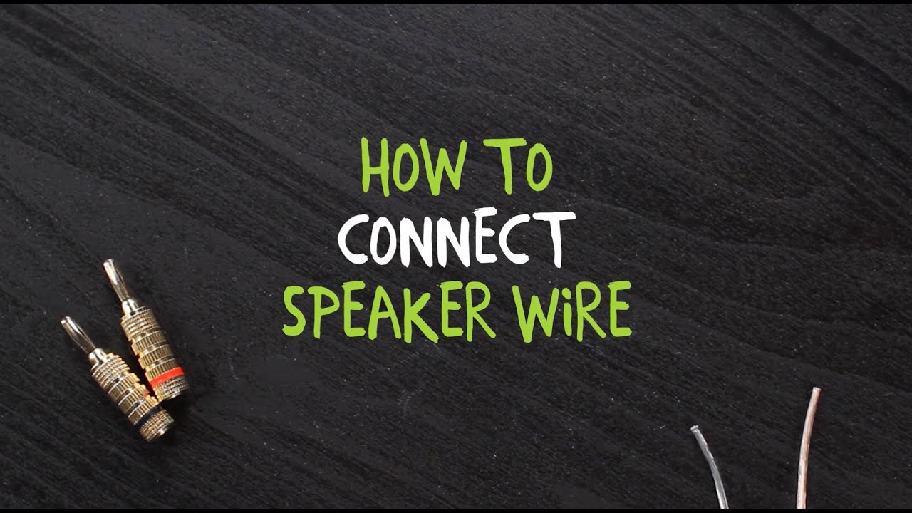 How to Connect Speaker Wire to a Binding Post | Kanto Solutions