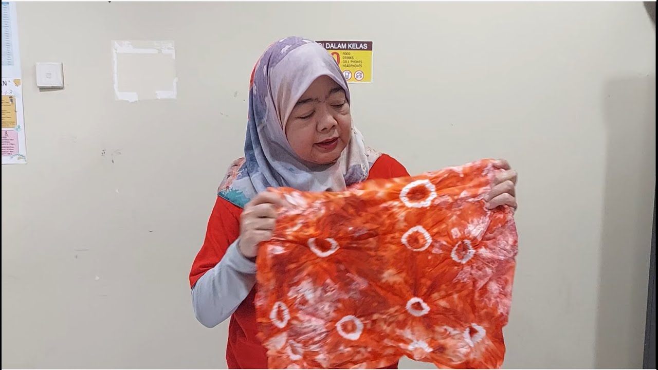 Cara Mudah Teknik Shibori Kanoko dengan Pendekatan Somatic, Auditory, Visual, Intellectual (SAVI)