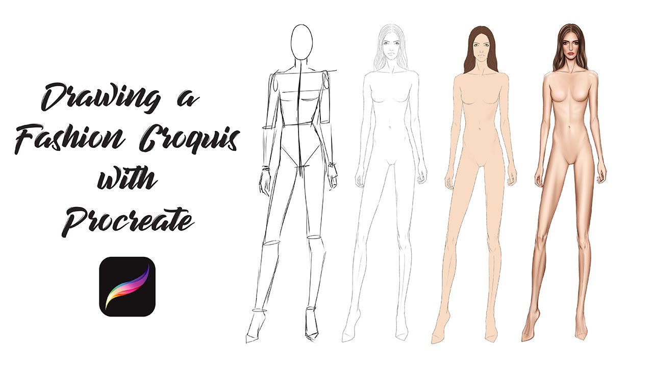 Drawing a Fashion Croquis With Procreate: Step-by-Step Tutorial | 9-Head
