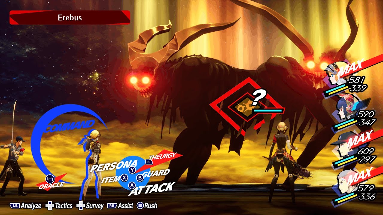 Persona 3 Reload Episode Aigis - Erebus final battle [Hard] [No Theurgy]