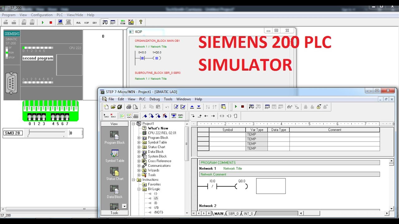 GETTING STARTED WITH SIEMENS STEP7-200 PLC SIMULATOR STEP-BY-STEP