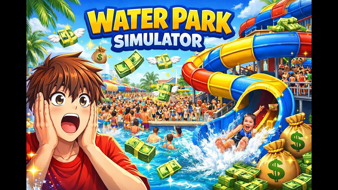My Water Park Went VIRAL 😨💦 | Water Park Simulator Gameplay