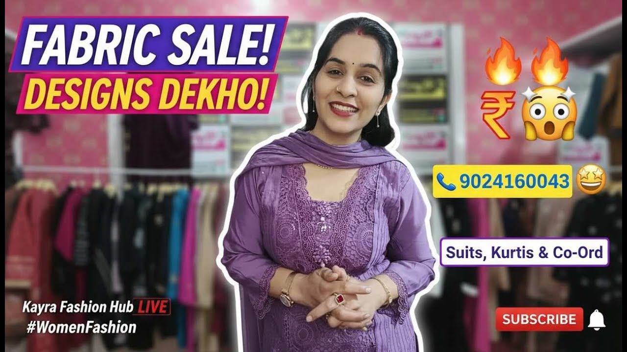 Kayra Fashion Hub LIVE | Suits, Kurtis & Co-Ord  Sale | Book Now 📞 9024160043 #WomenFashion #