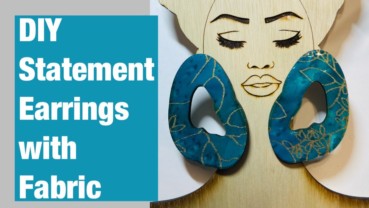 How to make Fabric Jewelry #jewelrydesign #diyjewelry #sherikao