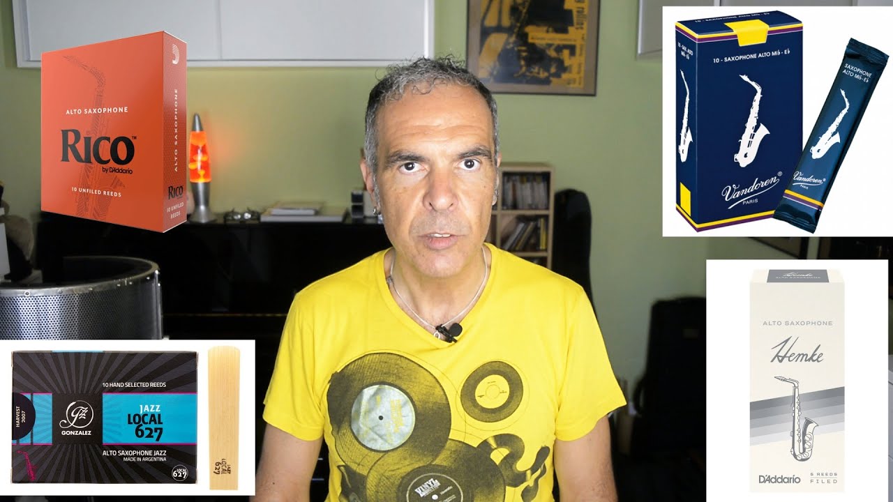 Test de cañas saxofon alto. Vandoren-Rico-Hemke-Gonzalez