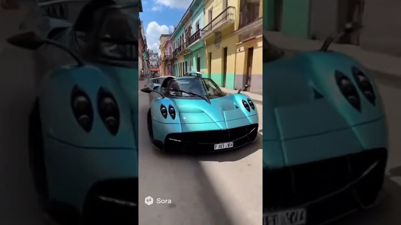 Pagani En La HABANA  #lahabana #carroscuba #cuba #buggatti #humorlatino #comedia #documentalurbano