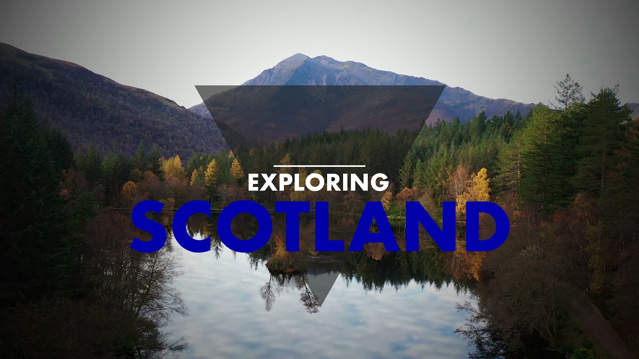 RELAXING 4K DRONE FLIGHT IN SCOTLAND FEATURING TRADITIONAL SCOTTISH MUSIC & BAGPIPES.
