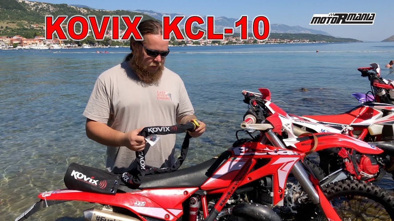 Kovix Kcl 10  łańcuch motocyklowy z alarmem