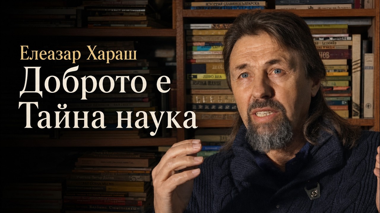 Елеазар Хараш: Доброто е Тайна Наука (ИНТЕРВЮ)