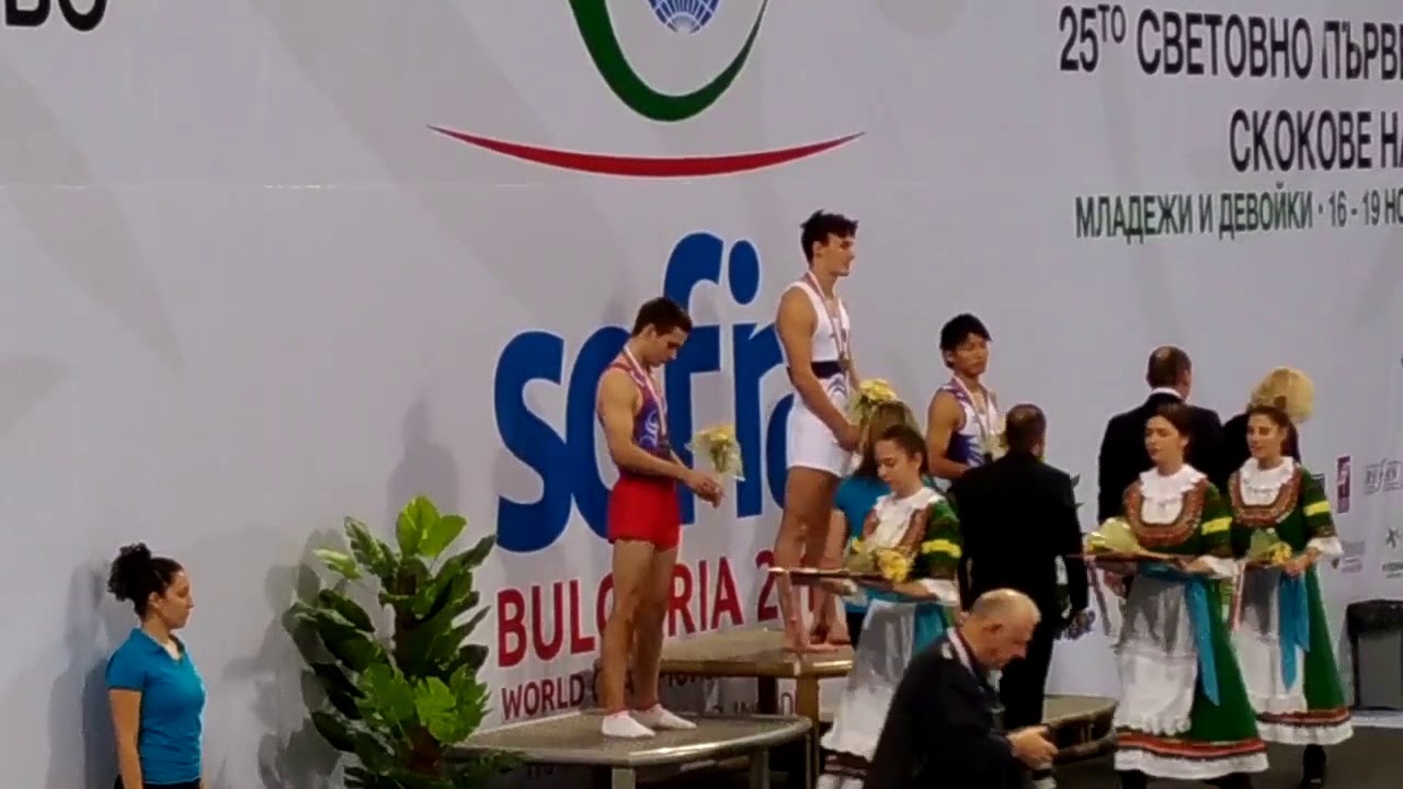CISAG : Trampoline - CMGA 2017 à Sofia - Marseillaise Brendan