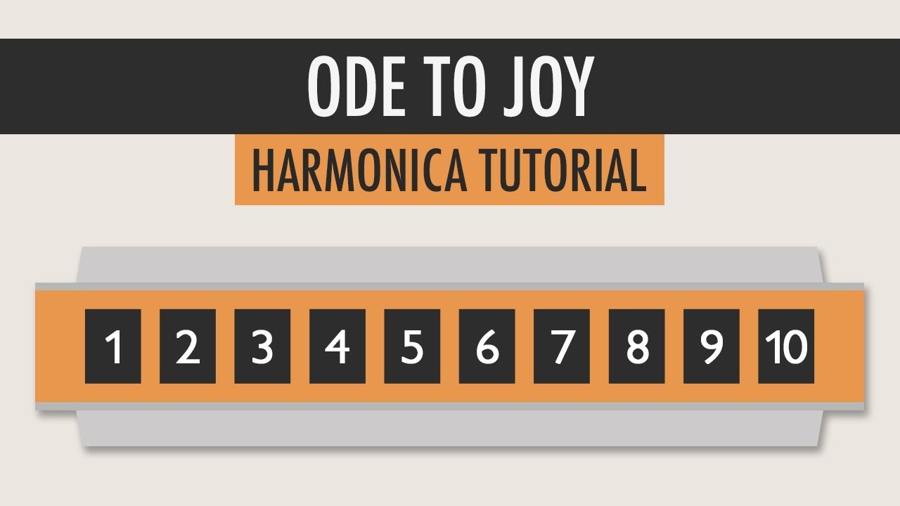 How to play Ode to Joy on the Harmonica - Easy Tutorial