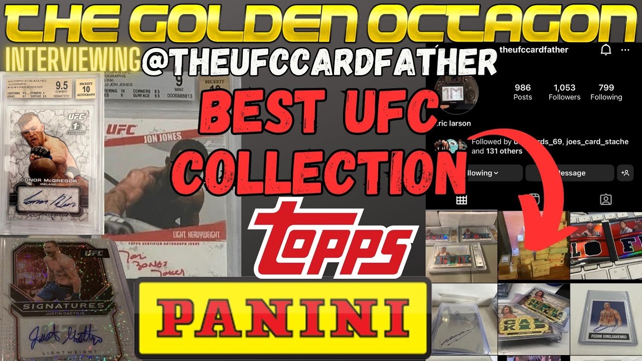 HIS COLLECTION IS UNBELIEVABLE!!! | UFC Card Interview: @TheUFCCardFather (13+ Year UFC Collector)