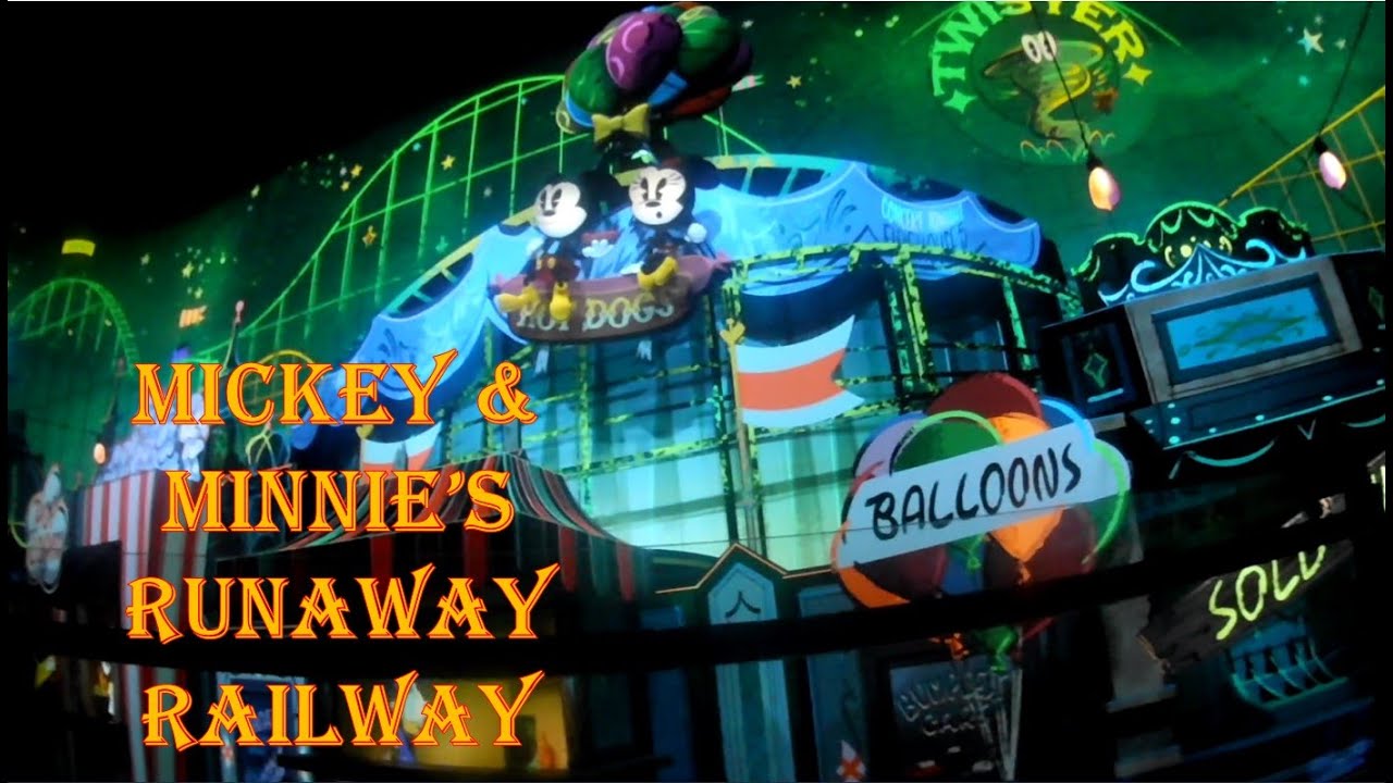 Mickey Mouse Disney World Ride Runaway Railway