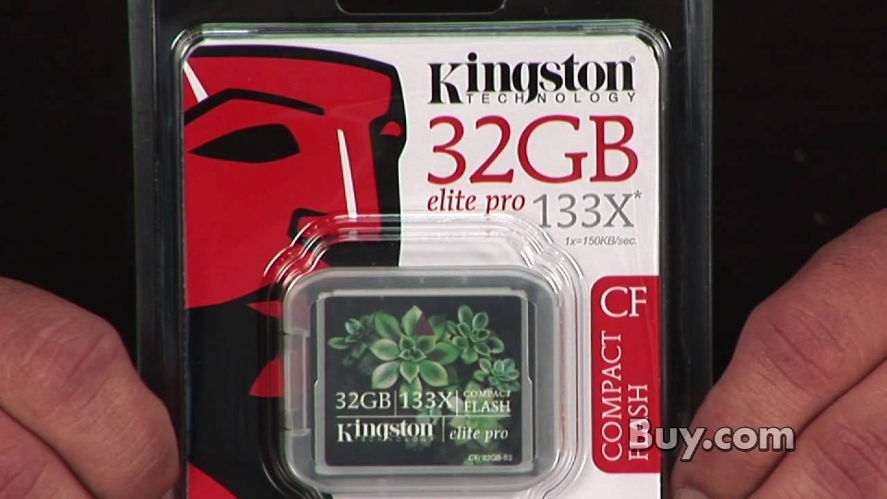 Kingston 32GB CompactFlash Elite Pro 133X