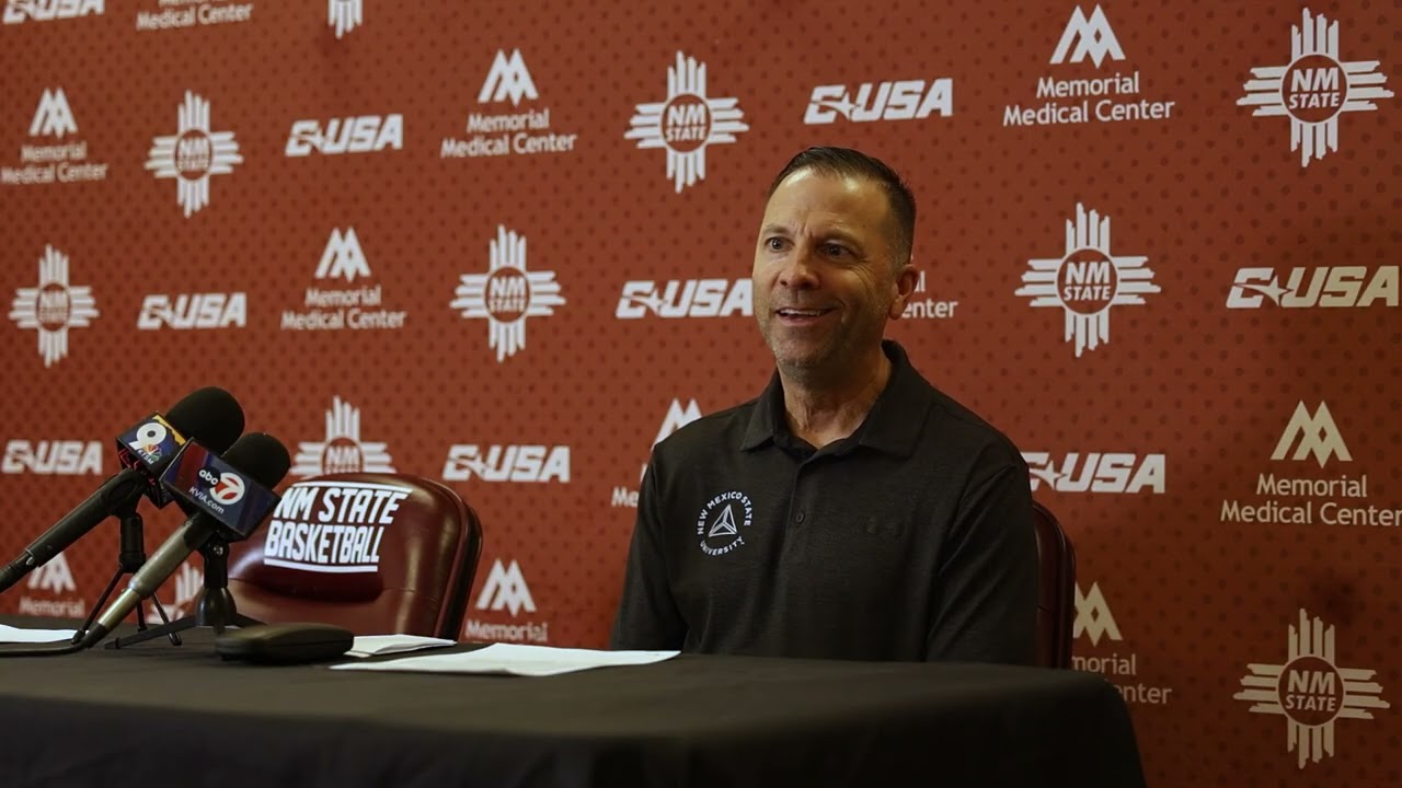 NM State Men's Basketball Post Game Presser Mar. 7