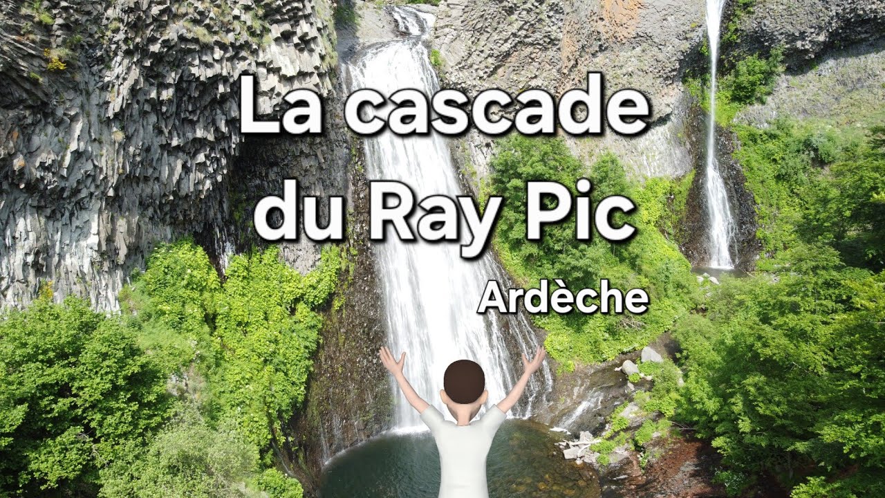 La Cascade du Ray Pic en Ardèche, Une beauté incroyable dans son lit basaltique.