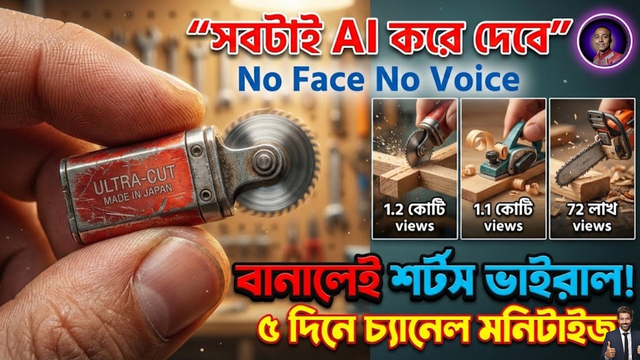 Ai দিয়ে Video বানাবেন কিভাবে FREE | AI tools miniature shorts Video Kaise Banaye  @ALLBANGLATIPSBD 