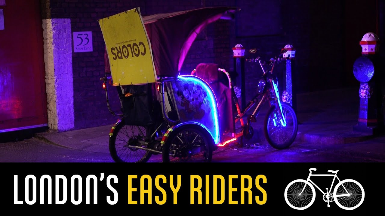 A night in London's West End through the eyes of a Rickshaw rider: Friedel Schroder, Londoner #124