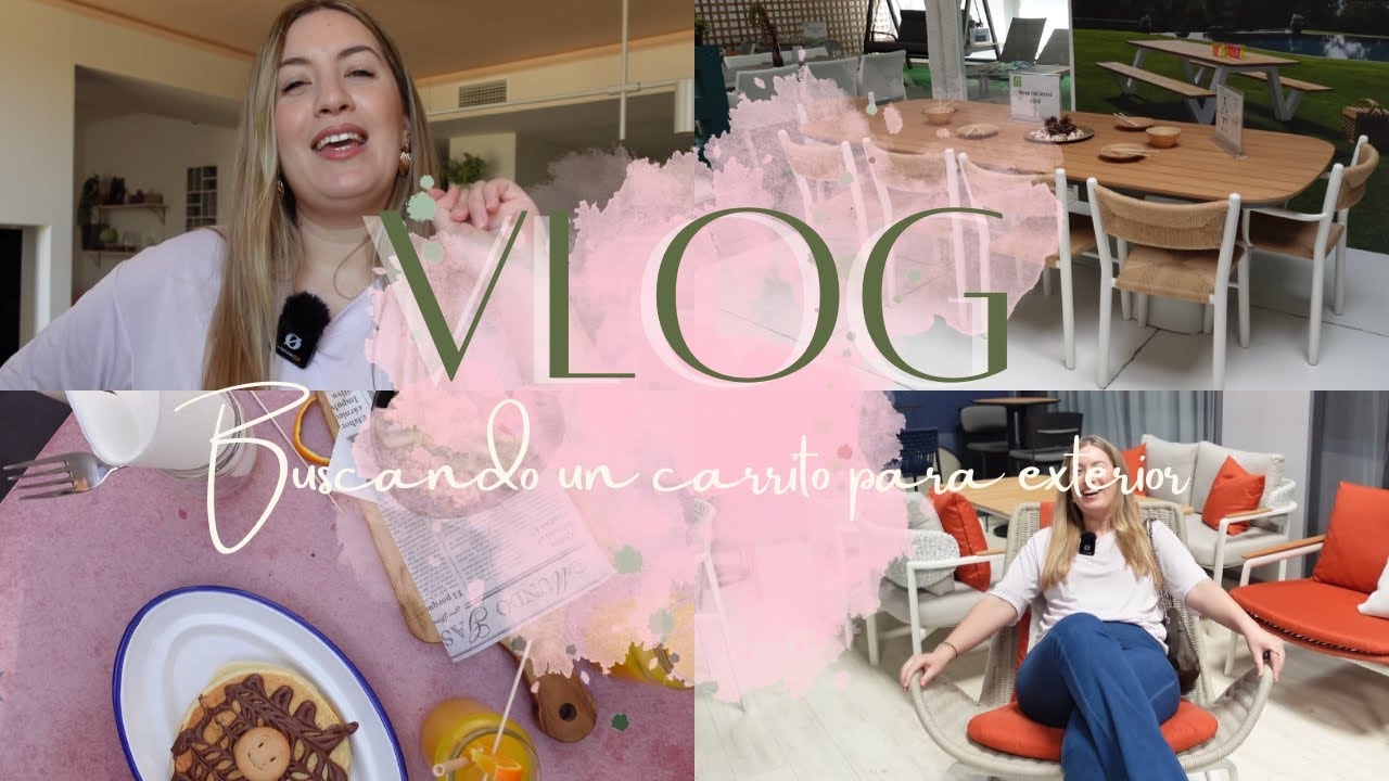 VLOG | Un día de compras de exteriores | Buscando la camarera perfecta 💕