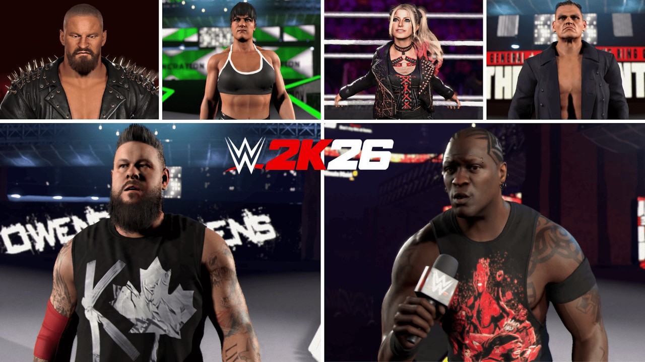 WWE 2K26 Entrances: Damian Priest, Bron Breakker, Kevin Owens, Alexa Bliss, R Truth & More! PT-2