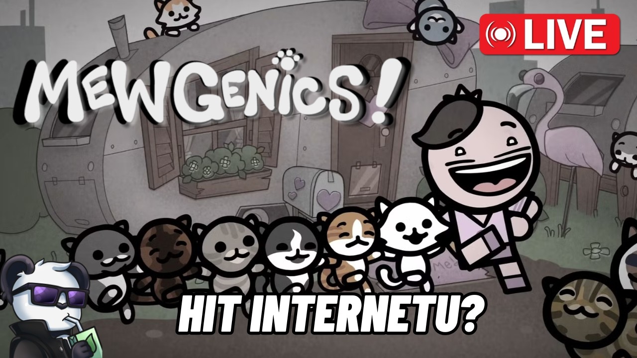 Daily stream#669 - MewGenics - Hit internetu? / Call of Dragons😎LIVE