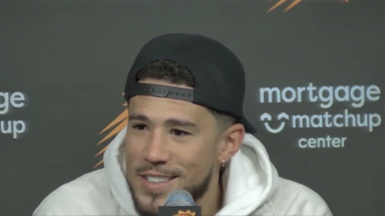 Devin Booker PostGame Interview | Golden State Warriors vs Phoenix Suns