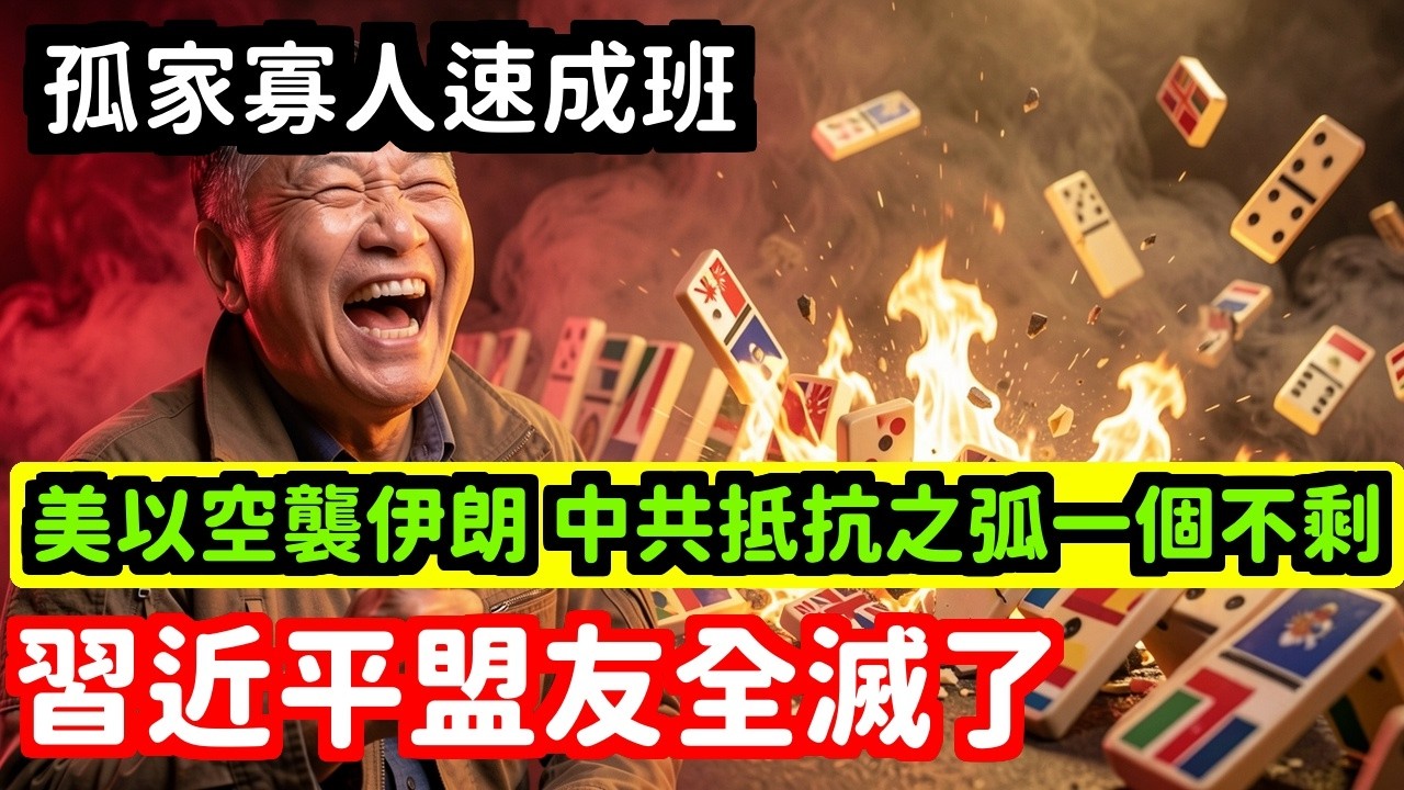 炸裂中共老大哥一個個被拔樁完犢子了敘利亞倒了委內瑞拉抓了今天伊朗炸了俄羅斯快死了習近平你還剩誰 | 馬一峰