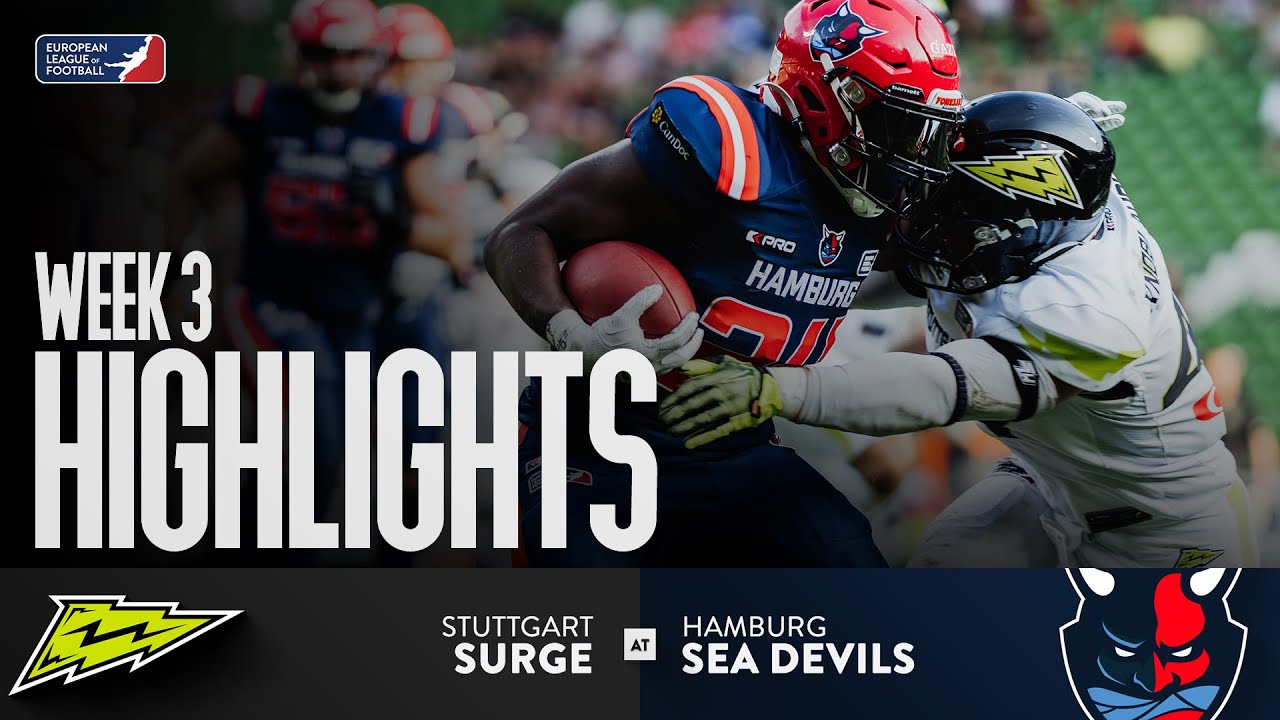 Stuttgart Surge @ Hamburg Sea Devils - Highlights | Week 3 | Season 2025