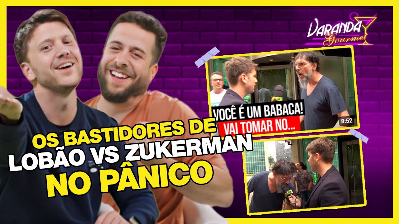 REACT DO LOBÃO P#TO COM O ZUKERMAN NO PÂNICO