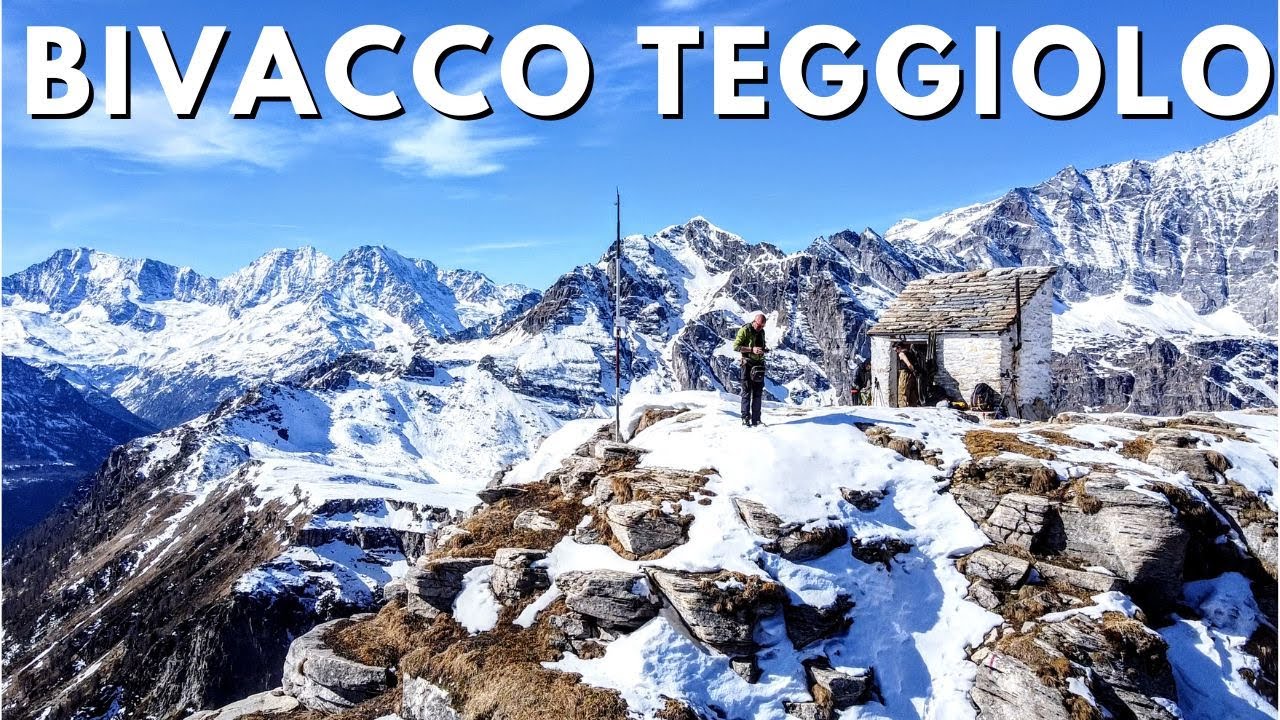 BIVACCO DA UN POSTO Monte Teggiolo Val Divedro