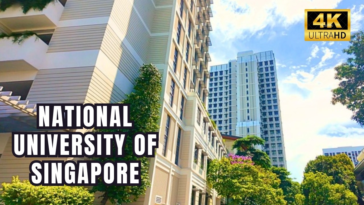 NO.1 University in Asia - National University of Singapore Tour ~ Singapore Walking Tours [4K]