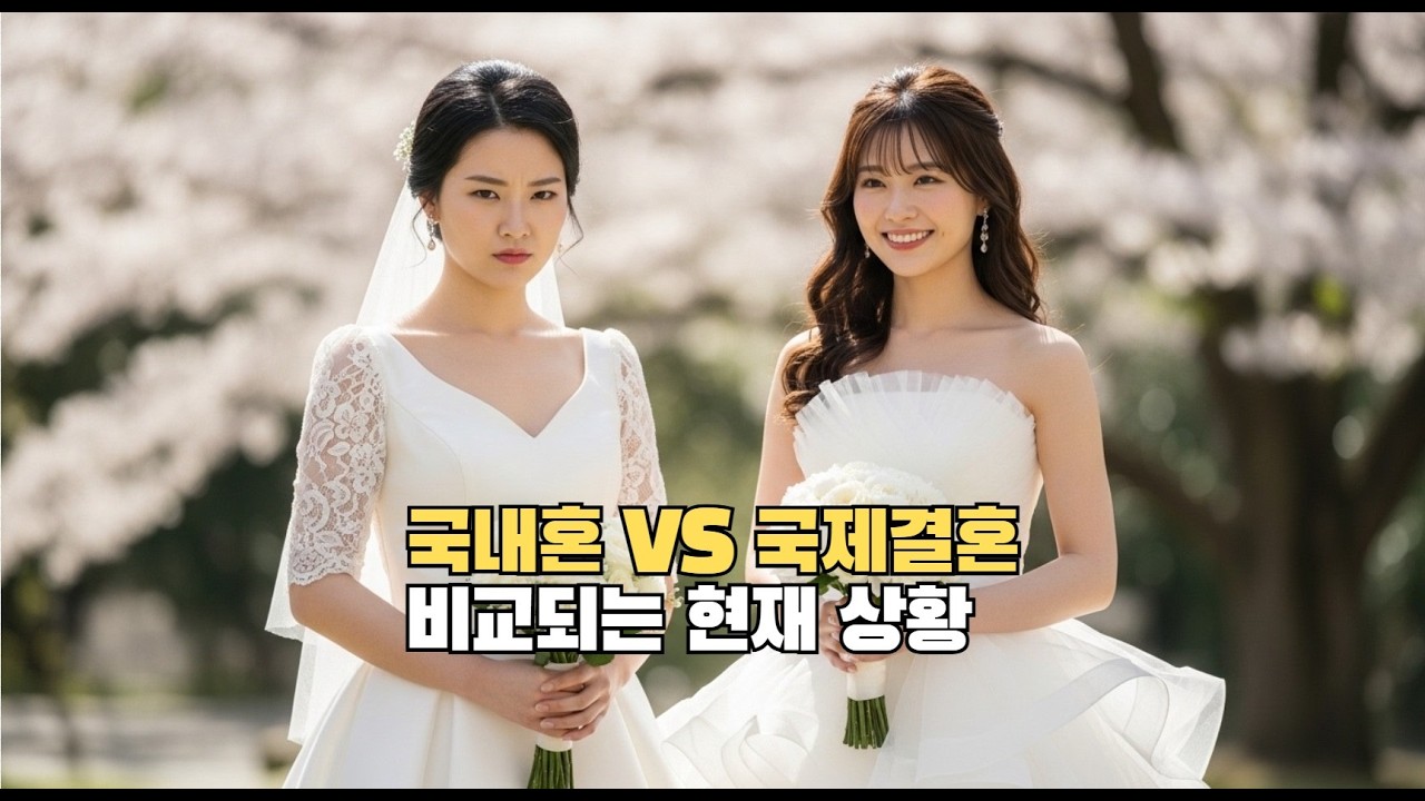국내혼 VS 국제결혼 비교되는 현재 상황