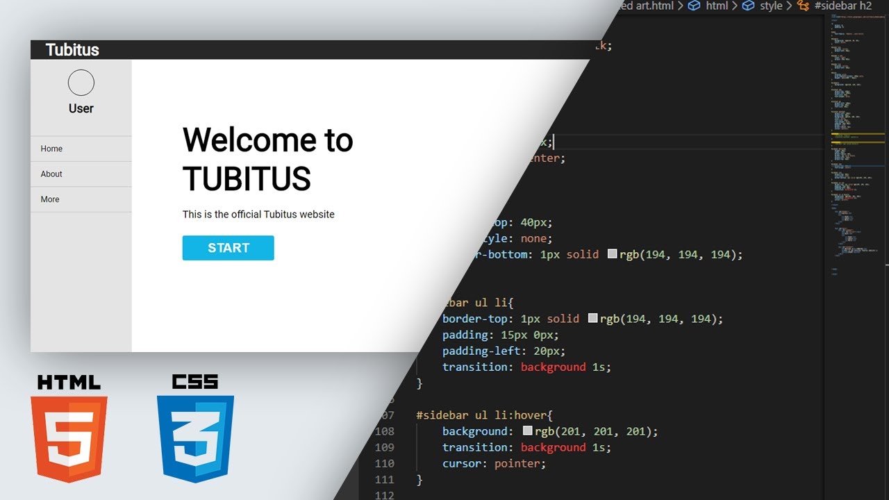 Website Speed Code, HTML and CSS