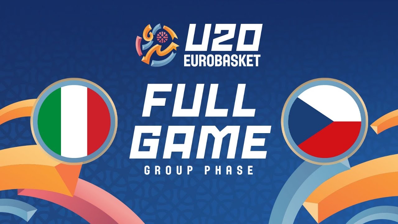 Group Phase | Italy v Czechia |  Full Basketball Game |FIBA U20 Women's EuroBasket 2025