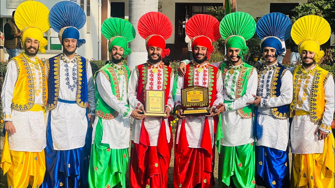 1st 🥇position GGN Khalsa College Ludhiana | Punjab University Interzone | The Bhangra Roots Academy
