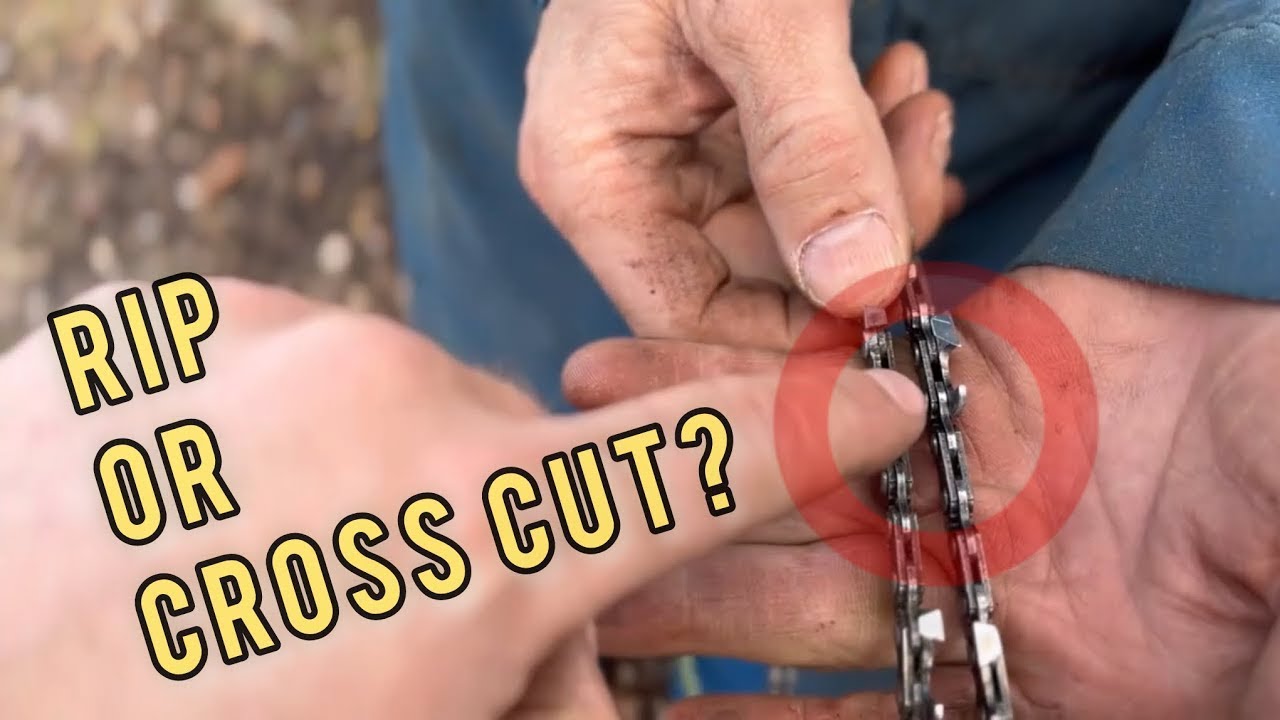 Chainsaw Milling, Which Is Better: Rip Chain or Cross Cut Chain?