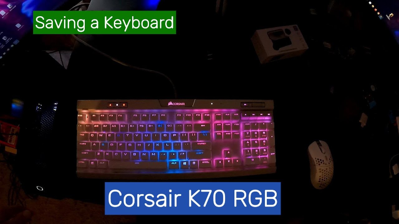 Спасаю свою клавиатуру Corsair K70 RGB от утилизации!